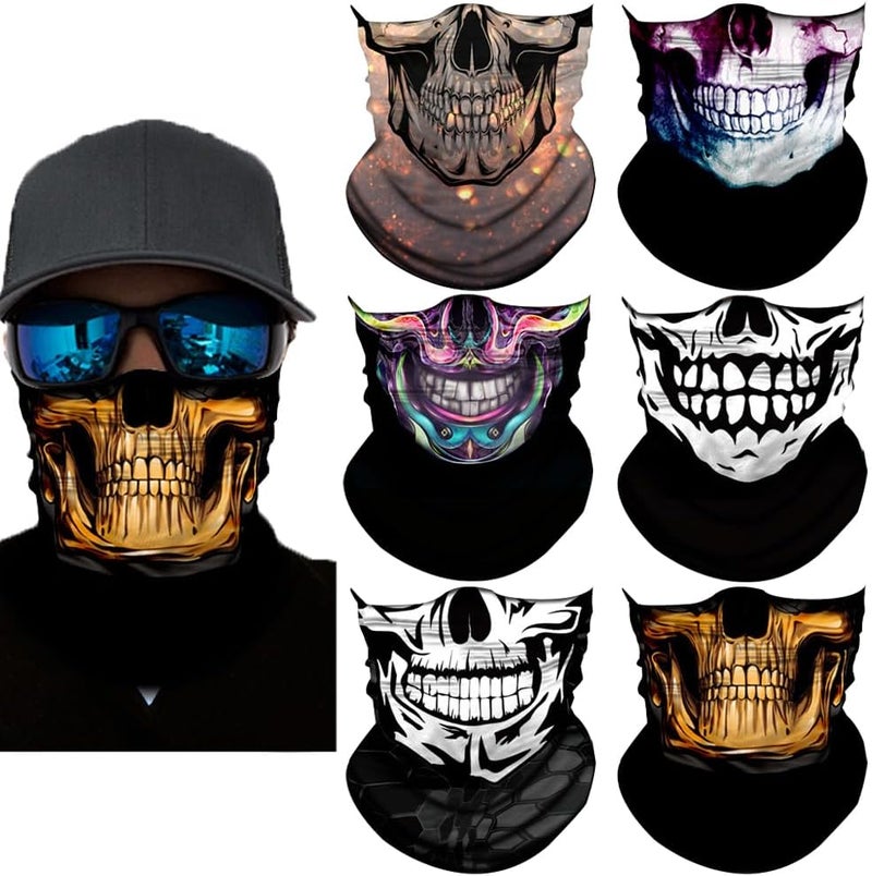 SIDAZON Neck Gaiter Mask,Bandana Gator Face Cover Mask Sun UV Protection,Neck Warmer Balaclava,Tube Face Scarf,Headband for Outdoor - Image 1